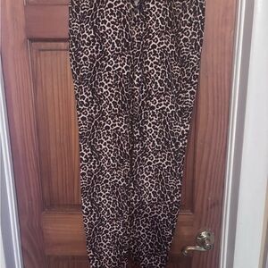 INC International Concepts Leopard Print Skinny Mid-rise Pants